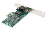 Digitus 2-Port Gigabit Ethernet Tarjeta De Red, Rj45, Pci Express, Intel Chipset