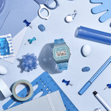 Reloj Digital Casio Collection Women F-91ws-2ef 38mm Azul