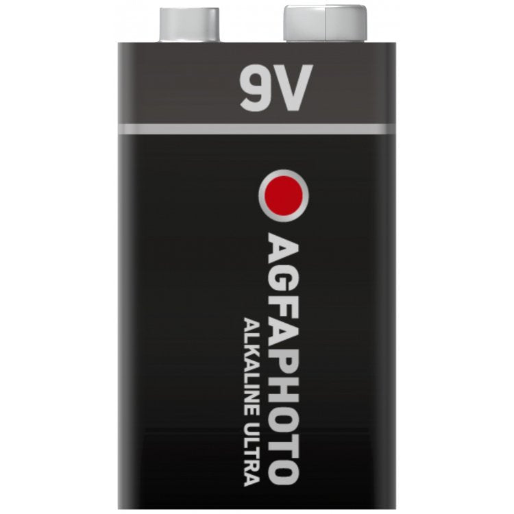 Agfaphoto Pila Alcalina, E-Block, 6lr61, 9v Ultra, Retail Blister (1-Pack)