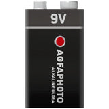 Agfaphoto Pila Alcalina, E-Block, 6lr61, 9v Ultra, Retail Blister (1-Pack)