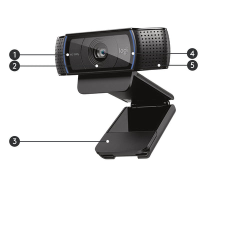 EAN 5099206061309 - Logitech 960-001055 cámara web 3 MP 1920 x 1080 Pixeles USB 2.0 Negro imagen 16