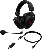 Auriculares Hyperx Cloud Core Inalámbrico Negro, Stucture Aluminium, Son Spatial