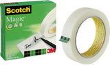 Scotch Cinta Adhesiva Invisible Magic Rollo 25mm X 66m Caja Individual