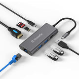 Xwh-Hub8-13 Xtrememac Hub Usb-C 8-Port