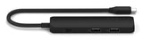 Satechi 4-W-1 Usb-C Slim Multiport 4k Usb-C (Usb-C, 4k Hdmi, 2x Usb-A) (Negro)