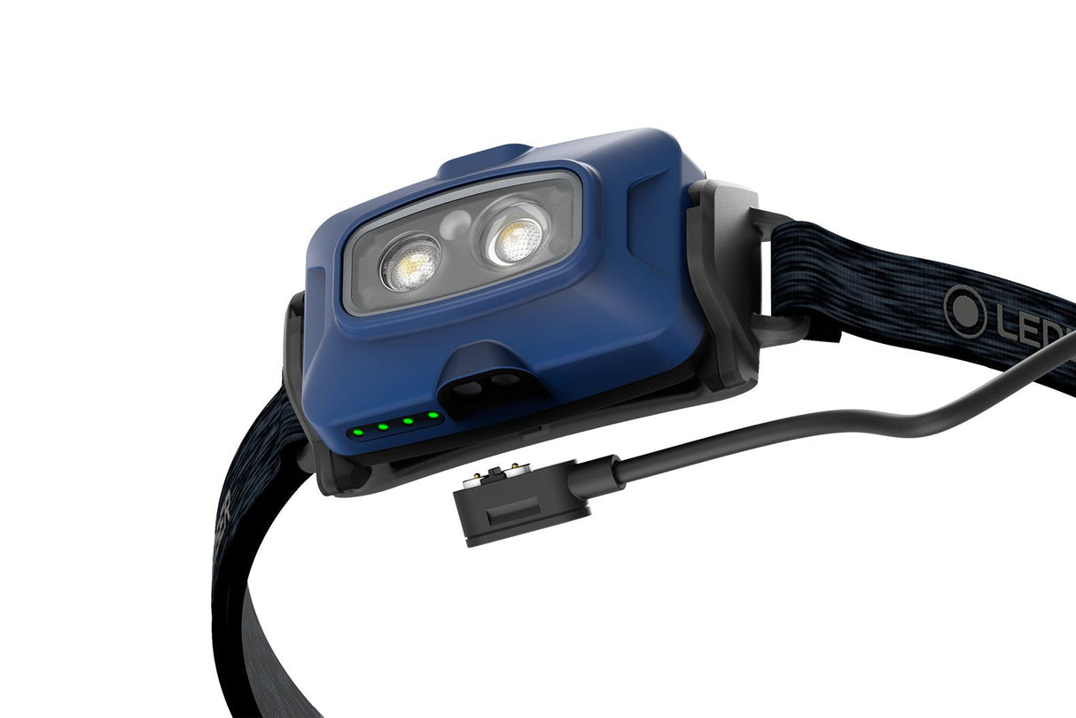 Linterna Frontal Ledlenser Hf4r Core, Luz Led Azul/Gris 502791