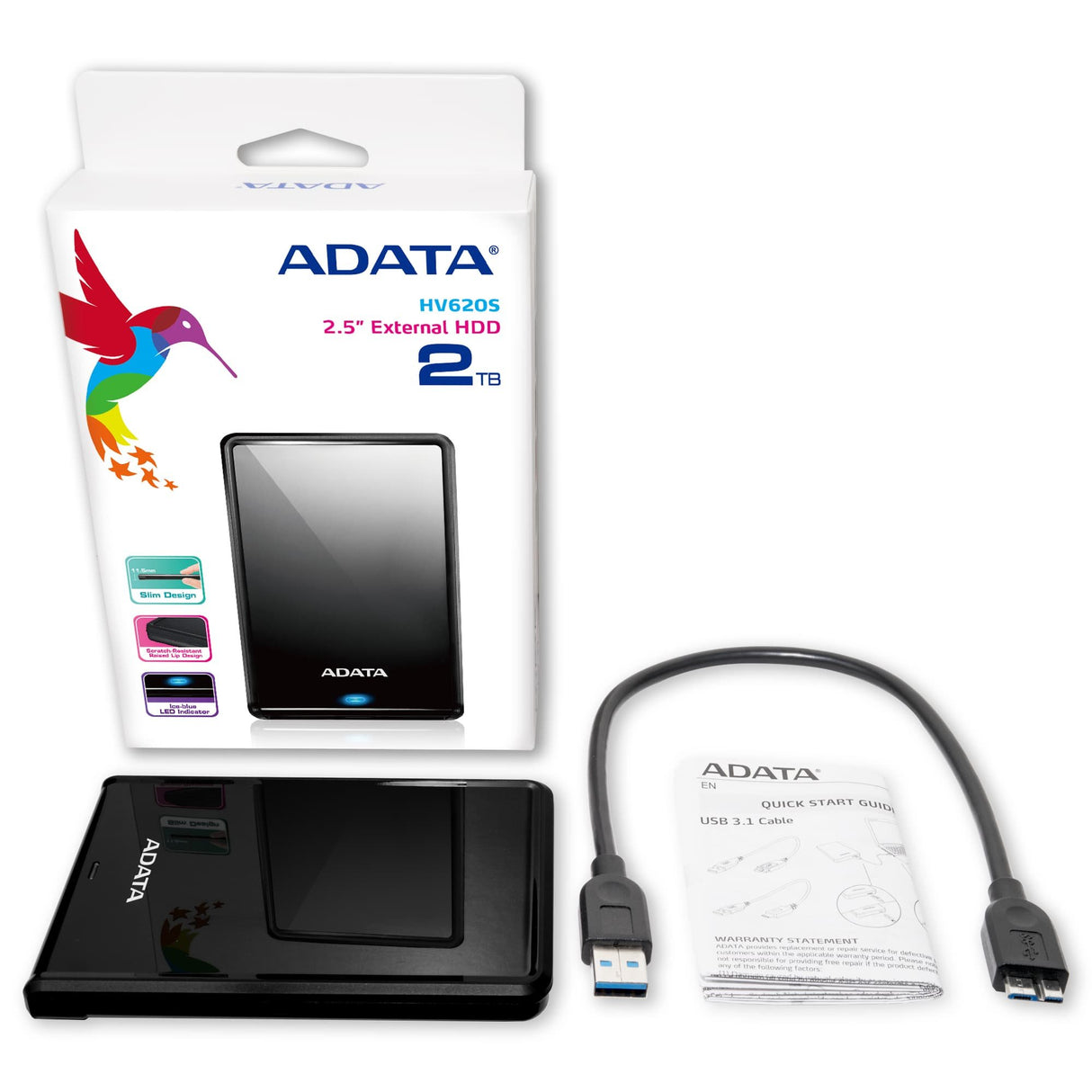 EAN 4713218463715 - ADATA HV620S disco duro externo 4 TB 2.5" Micro-USB B 2.0/3.2 Gen 1 (3.1 Gen 1) Negro imagen 5