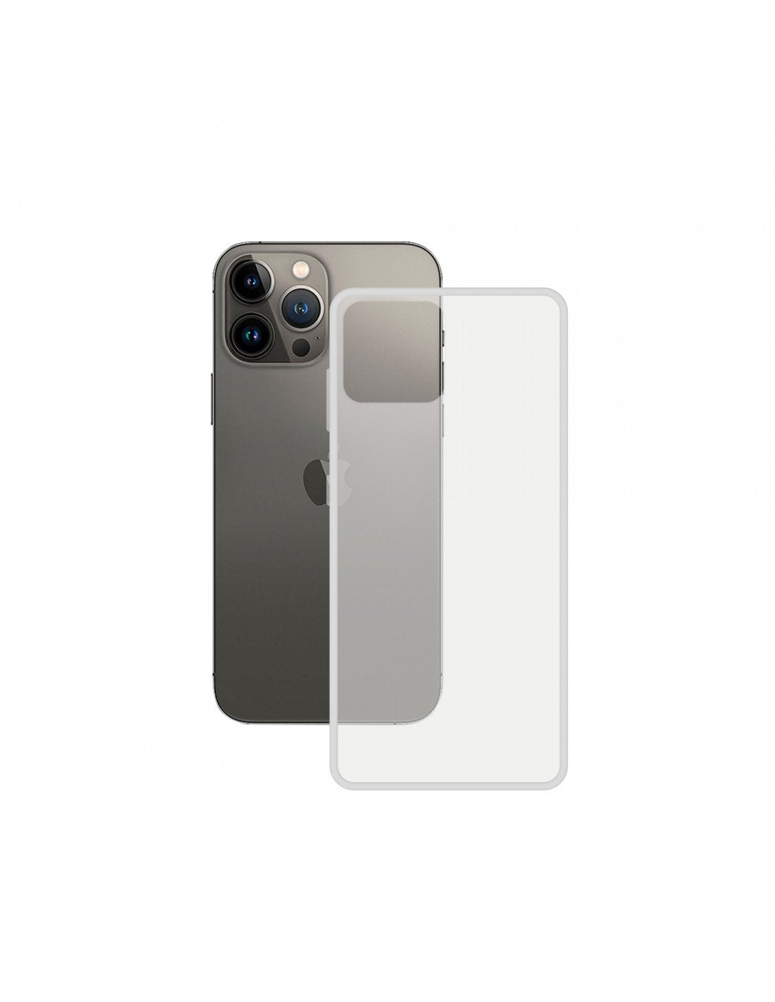 Funda Ksix Trasera Flexible Transparente  Iphone 14 Pro