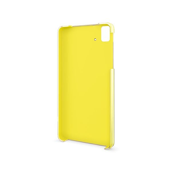 Funda Cristal Case Amarillo Aquaris E4 Bq Policarbonato