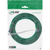 Cable De Red Inline S/Ftp Pimf Cat.6a Libre De Halógenos 500mhz Verde 15m