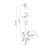 EAN 8717371446369 - Neomounts FPMA-C340BLACK soporte para TV 190,5 cm (75") Negro imagen 15