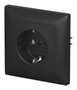 EAN 4011395360569 - Busch-Jaeger 2CKA002011A6345 placa de pared y cubierta de interruptor Negro imagen 2