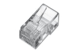 Conector Modular Digitus Para Cable Plano, Transparente, Cat 3, 1gbase-T A-Mo 6/6 Sf