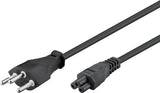 Cable De Alimentación De Goobay Ch Tipo J> C5 Negro, 1.8 Metros 93960