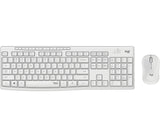 Logitech Mk295 Silent Juego De Teclado Y Ratón Inalámbrico 2.4 Ghz Qwerty Inglés Blanco Apagado