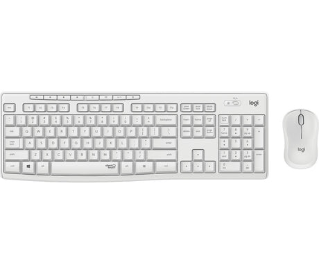 EAN 5099206092587 - Logitech 920-009823 teclado Ratón incluido Oficina RF inalámbrico QWERTY Inglés del Reino Unido Blanco imagen 1