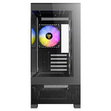 Caja Minitorre Microatx Cx500m Rgb Negro Antec Int:2x3.5,1x2.5/ 2xusb3.0, 1xusb3.2 Tipo C/ Audio In/Out/ Panel De Cristal Templado