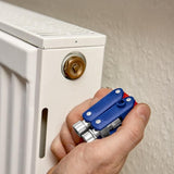 Knipex "Doublejoint" Llave Para Armarios De Control, Llave De Tubo (Azul/Rojo, Longitud Total Del Brazo 97 Mm)