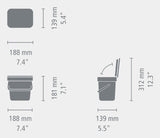 Brabantia Sort & Go Abfallbehäl. Lilac Pink 3 L