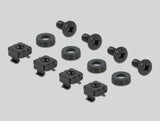 Delock 19? Organizador De Cables Regleta De Cepillo Con 2 Soportes 1 He Negro