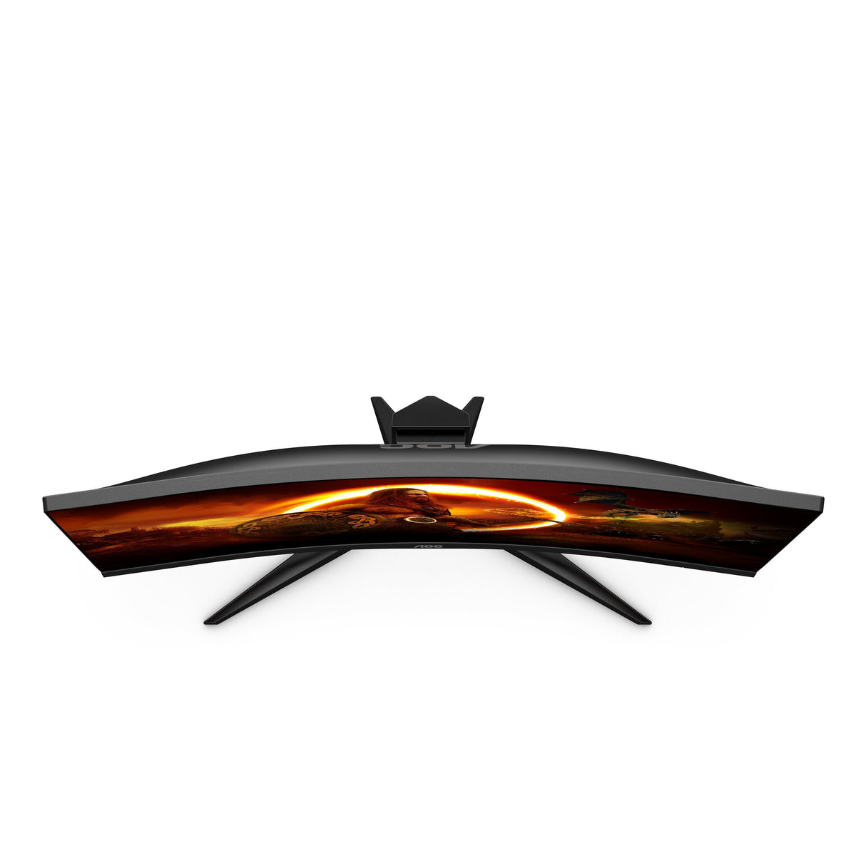 Monitor 27 Aoc Gaming Curvo Cq27g2se Qhd 2560x1440 165hz 2hdmi 1dp Negro-Red