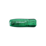 Pendrive Intenso 8gb 3502460 Rainbow Line Verde