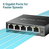 Tp-Link Switch 5 Puertos 10/100/1gbit  Switch/ 5 Puertos Rj45/ 10-100-1000mbps