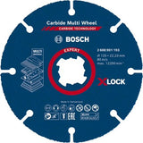 Bosch Disco De Corte Expert X-Lock Carbide Multiwheel, Ø 125 Mm 2608901193