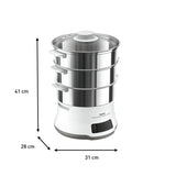Olla Vaporera Tefal Vc502d10, Acero Inoxidable Blanco