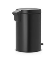Cubo Pedal Brabantia Newicon 12,0 L Negro Mate