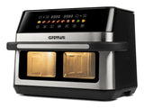 Freidora  G3 Ferrari G10223 Doble 12 L Independiente 2200 W Freidora De Aire Caliente Negro, Acero Inoxidable