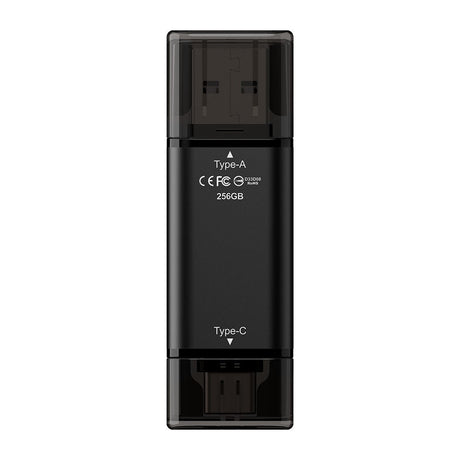 EAN 4711430803616 - Team Group X1 MAX unidad flash USB 256 GB USB Type-A / USB Type-C 3.2 Gen 2 (3.1 Gen 2) Negro imagen 1
