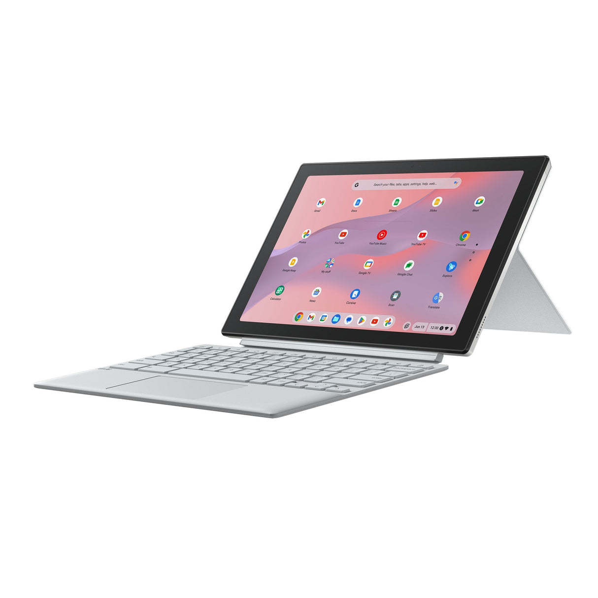 Asus Chromebook Cm30 Detachable Cl3001dm2a-R70323 - Ordenador Portátil 10.51" Wuxga (Arm Cortex Kompanio 520, 8gb Ram, 128gb Emmc, Arm Mali-G52 Mc2, Chromeos) Plata Niebla - Teclado Qwerty Español