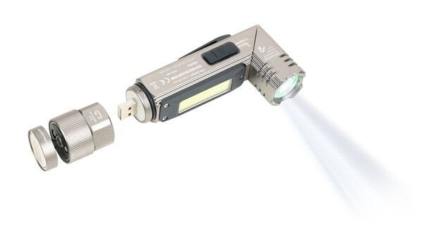 Troika Taschenlampe Eco Knicklicht Pro Titanfarben