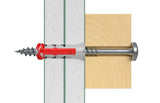 EAN 4048962239935 - Fischer 535464 tornillo de anclaje y taco 50 pieza(s) Juego de enchufes de pared y tornillos 40 mm imagen 7