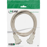 Cable Módem Nulo Inline Db9 Hembra A Hembra Ensamblado Gris 10m