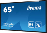 EAN 4948570120482 - iiyama T6562AS-B1 pantalla de señalización Panel plano interactivo 163,8 cm (64.5") IPS 500 cd / m² 4K Ul imagen 6