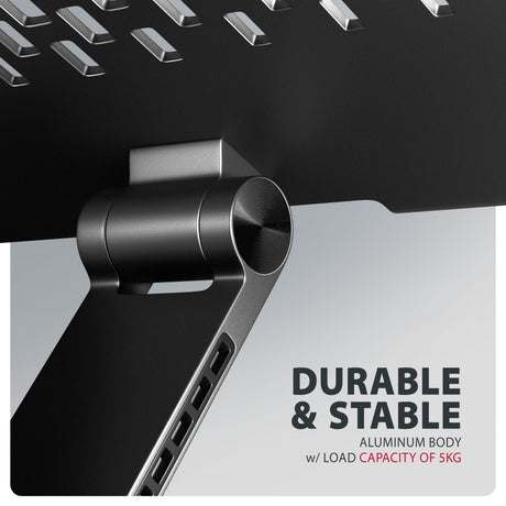 EAN 8595247909206 - Axagon STND-LRB Laptop-Ständer, 360° drehbar, Doppelgelenk, verlängerbar Soporte para ordenador portátil  imagen 10