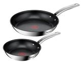 Juego De Sartenes Tefal B817s255 Acero Acero Inoxidable 2 Piezas 20 Cm Y 26 Cm