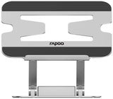Soporte De Mesa Rapoo Ucs-5001 Para Portátil Con Docking Usb-C 1xhdmi 1 Rj45 Gb 2xusb 3.0 2 Usb-C Color Plata