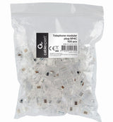 EAN 8716309101394 - Gembird MP-6P4C/100 conector Oro, Transparente imagen 1