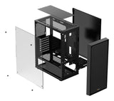 Ocypus Gamma C50 (Negro, Tempered Glass) Gamma-C50-Bkg000xx-Gl