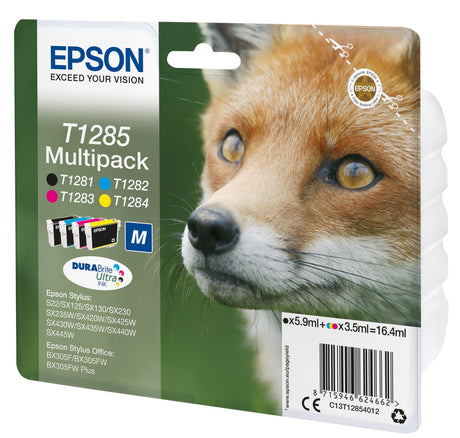 EAN 4058154160329 - Epson Fox T1285 cartucho de tinta 1 pieza(s) Original Negro, Cian, Magenta, Amarillo imagen 1