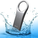 Pendrive 16gb Silicon Power Usb2.0  F80 Silver/Zinc Case