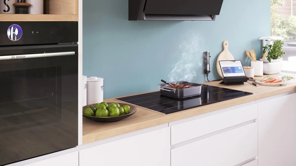 Sensor De Temperatura De Núcleo De Núcleo De Casa De Bosch, Inalámbrico, Parte De Repuesto Negro, Para Termómetro De Fritura De Perfectroast Inalámbrica Hez32wa00