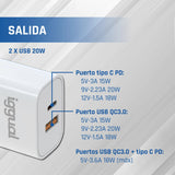 EAN 8435364317419 - iggual IGG317419 cargador de dispositivo móvil Universal Blanco Carga rápida Interior imagen 4