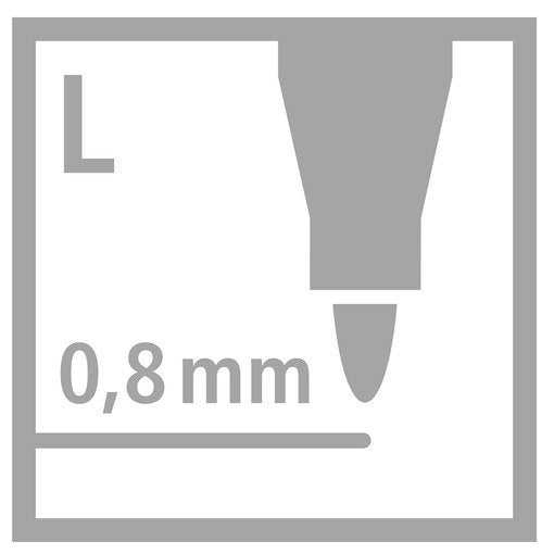 Stabilo Filzstifte Multicolor 0.8 Mm