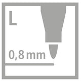 Stabilo Filzstifte Multicolor 0.8 Mm