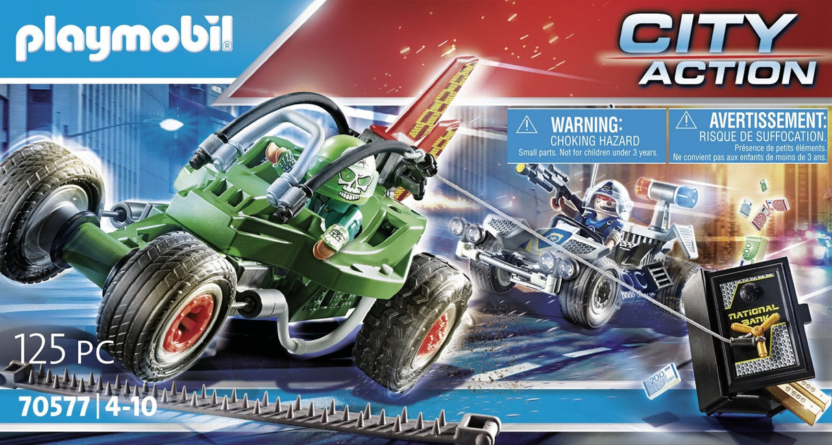 Playmobil - 70577 - Police Karts De Policía Y Bandido