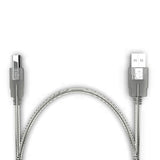 Inca Druckercable Usb-A2.0->Anschluss Drucker 1.50m Transp.